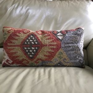 Kilim Lumbar Pillow Cover and Insert